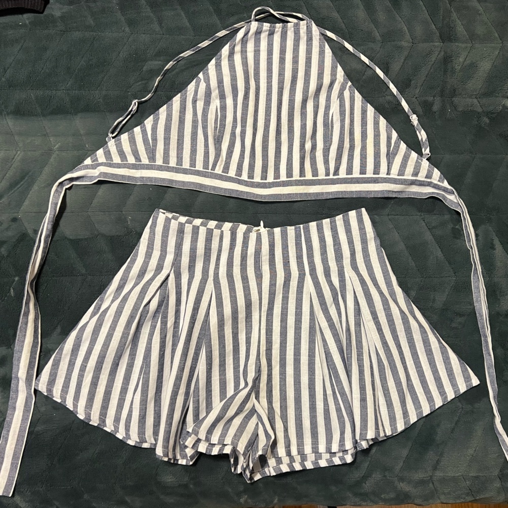 Halter Crop Top & Short Set